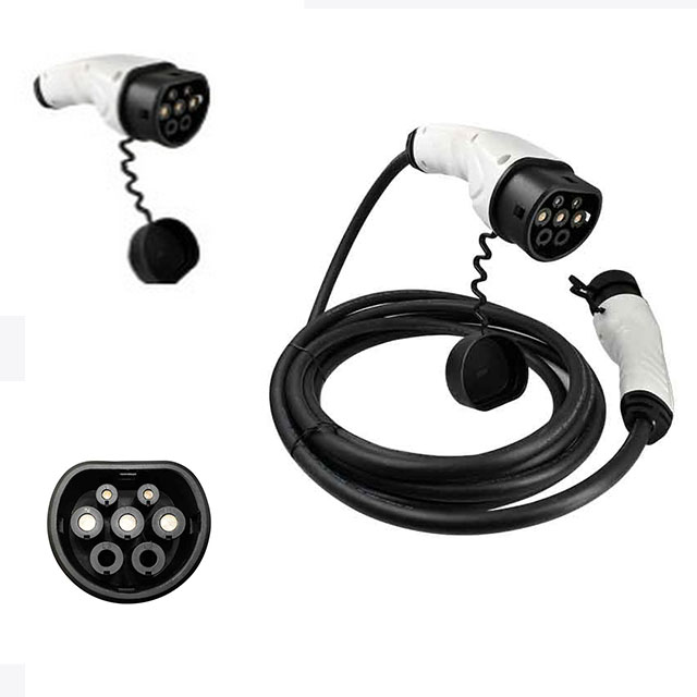 16A 1 Phase Evse Electric Car Charging Station 22kw Ev Charger Electric Vehicle Car Charger Type 2 to Type 2 Electric Car