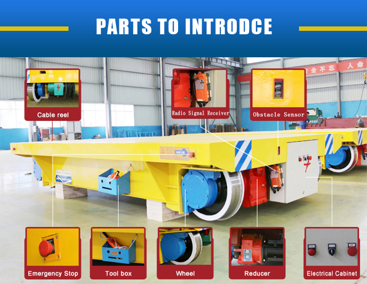 40ton cable drum power electric transfer cart