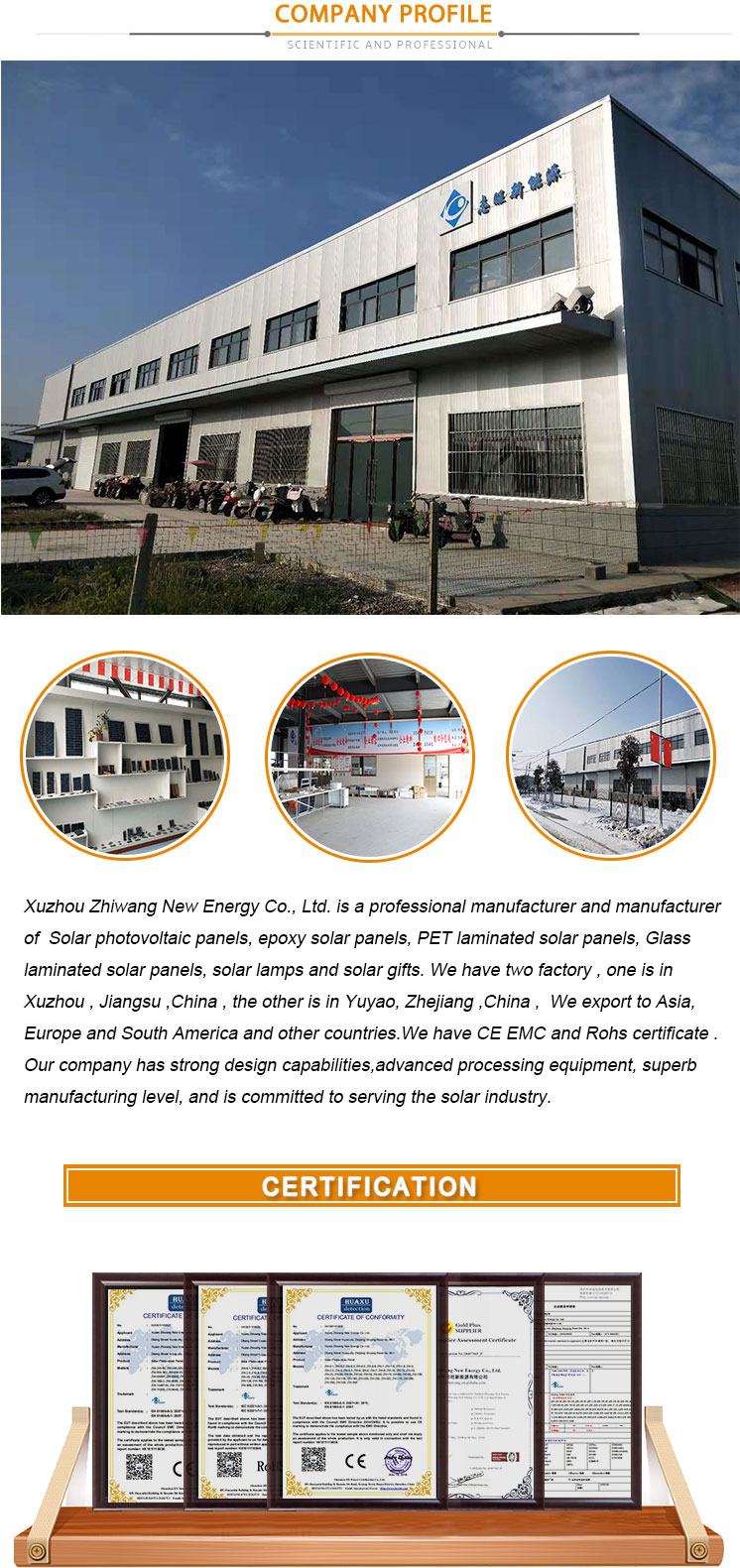3W Trickle Charging Solar Panel Battery Charger 12V Customized Epoxy Mini Solar Panel ZW-145145-12V