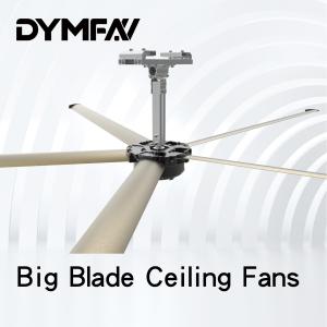China 5m 0.7kw Energy Saving Big Blade Ceiling Fans Workshops Gearless HVLS Fan wholesale