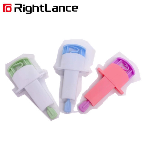 Sterile Disposable Safety Blood Lancet 0.03KG 1.5mm For The Capillary Blood Sampling