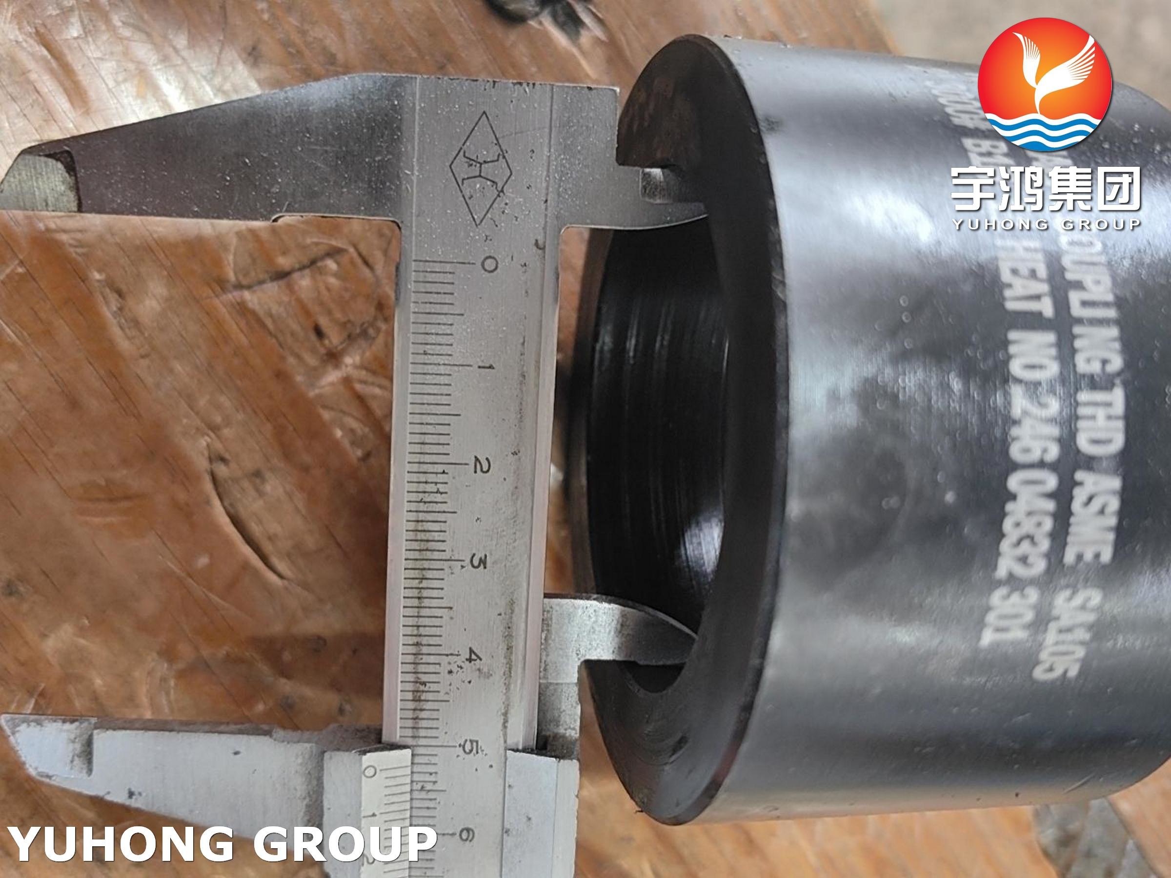 Stainless Steel Forged Fitting ASME SA105 B16.11 3000 NPT Half Coupling With B16.11 Standard