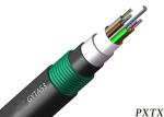 Non-Metallic Distribution Outdoor Fiber Optic Cable / Direct Burial Fiber Optic