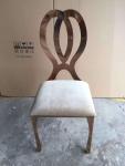 Hot sale Wedding Party Banquet Golden Stainless Steel Dining Chair