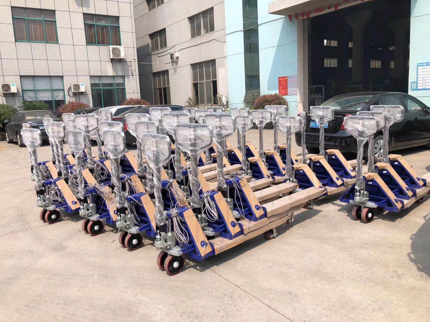 Digital 4000lbs Hydraulic Hand Pallet Truck Manual Operated With Weight Scale