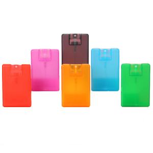 China OEM Screen Printing 20ml Card Type Spray Bottle wholesale