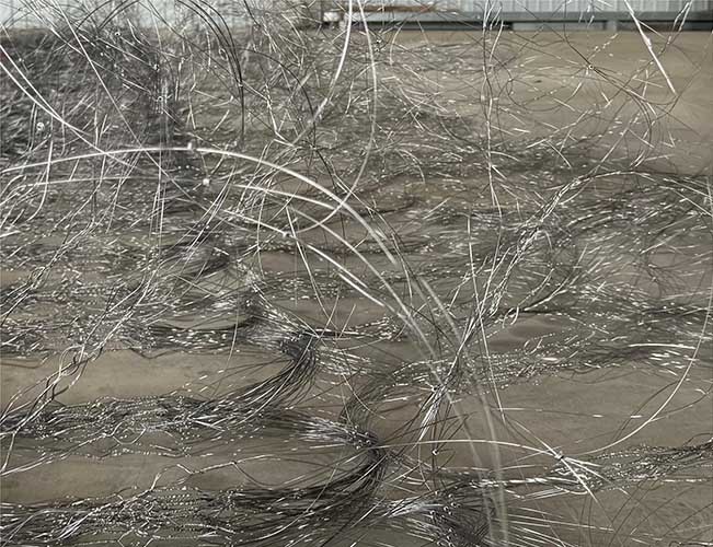 Low-Visibility Wire Net Fence Anti Tank Barrier Tank Obstacle