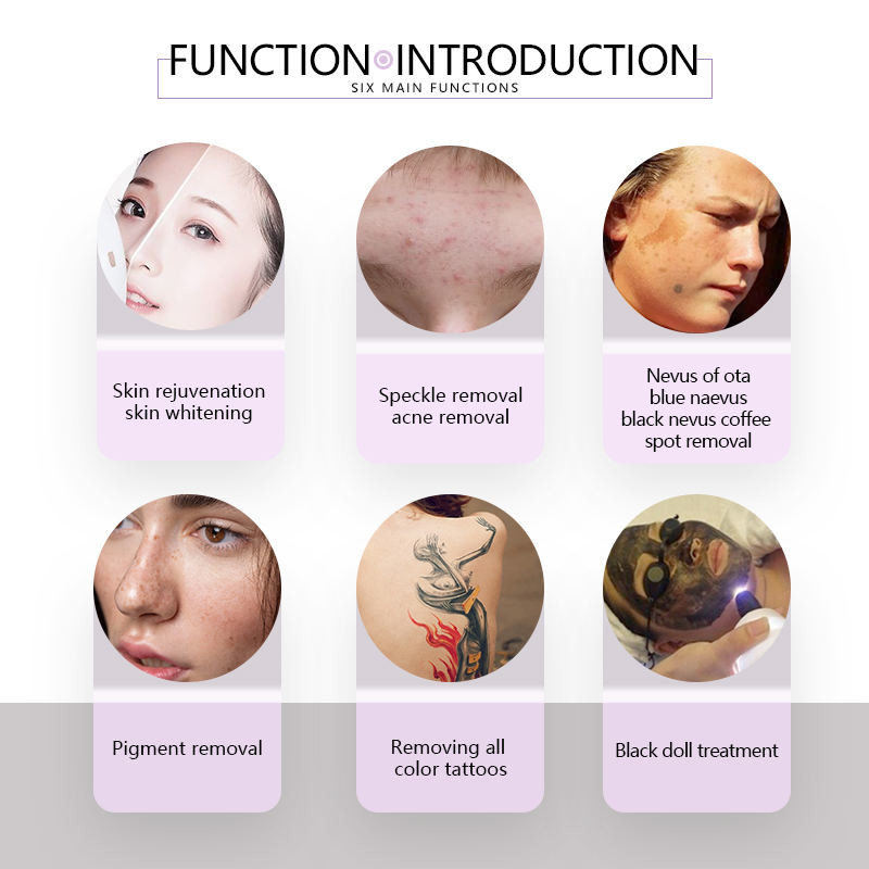 Q Swith Tattoo Removal Machine Picosecond Freckles Removal Beauty Machine