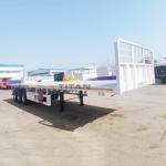 Tri Axle 40 Feet Semi Flatbed Trailers for Sale Near Me