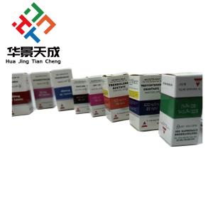 China 300g Paper Packaging Pharmaceutical Glass Vials Box Bodybuilding Printing 10ml Labels Boxes wholesale