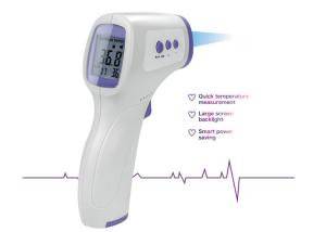 China Portable Infrared Forehead Thermometer 3-5cm Measurement Distance wholesale