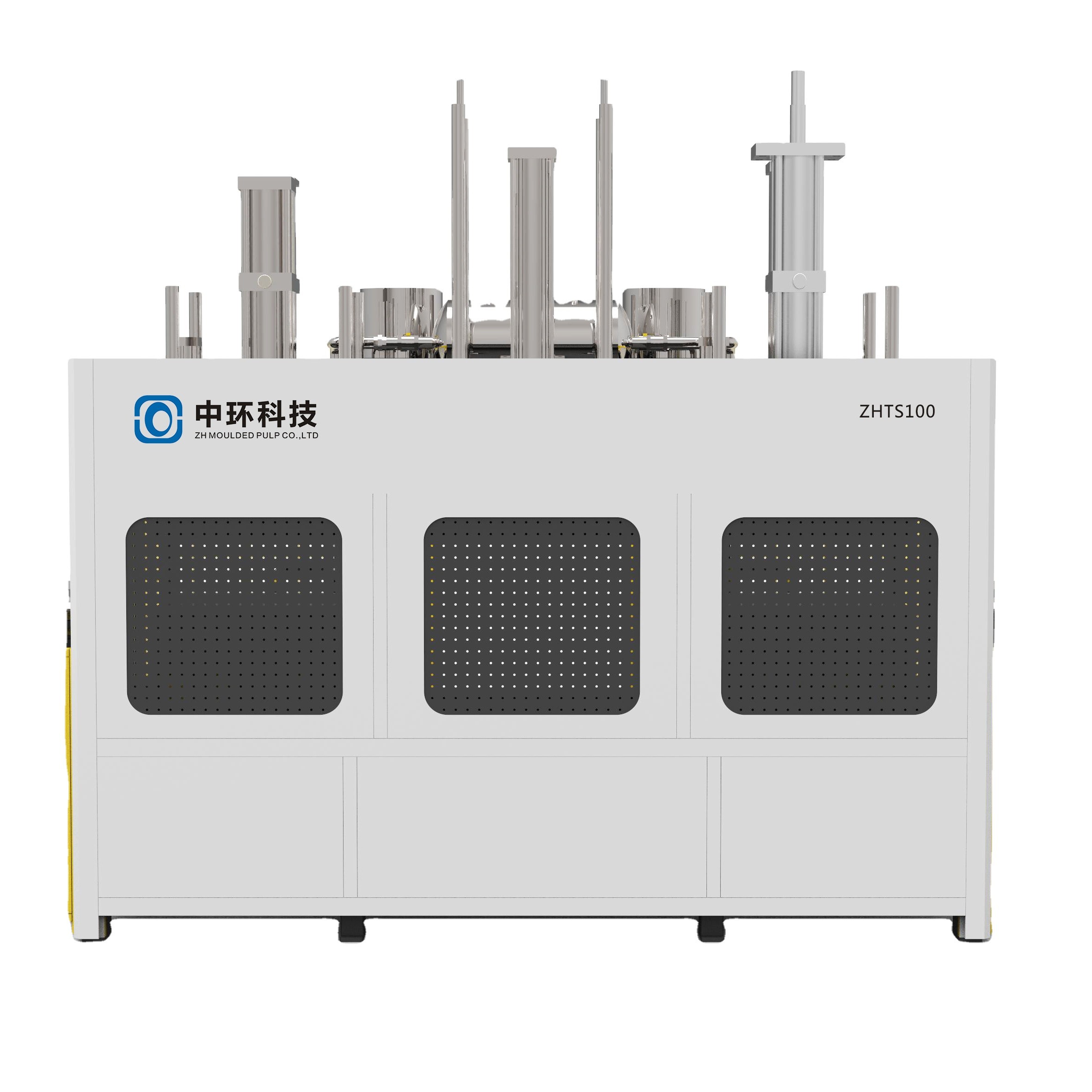 Biodegradable Plant Fiber Pulp Molding Egg Box Thermoforming Forming Machine