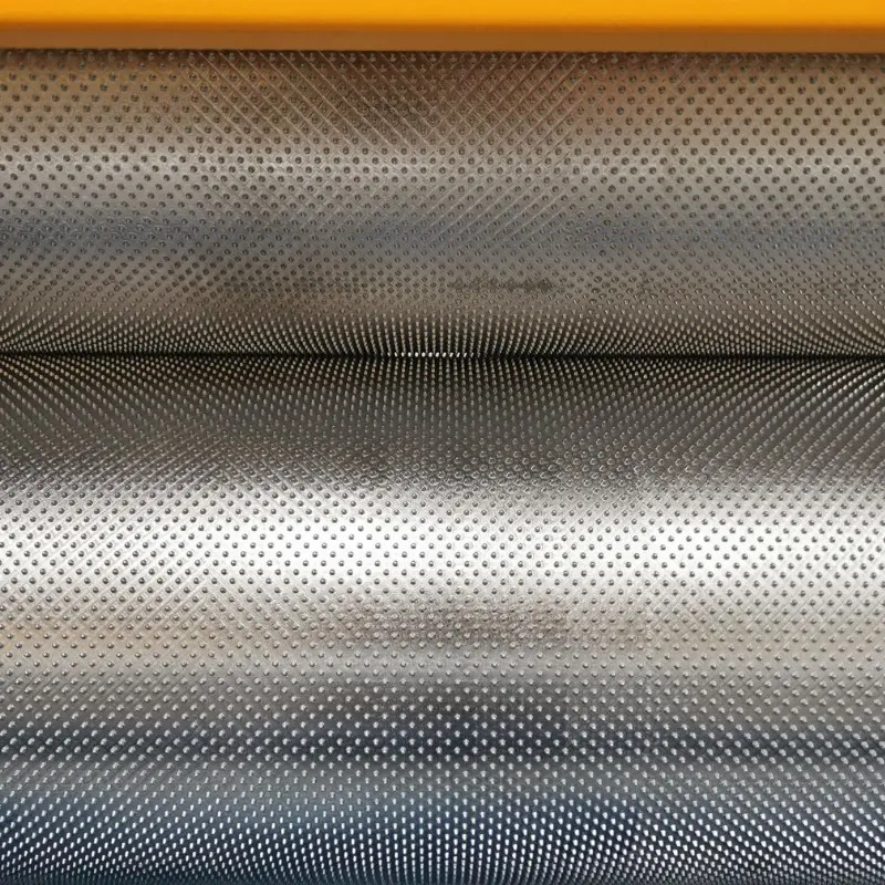 Checker Pattern Metal Coil Embossing Machine Steel Sheets Plate With 1250mm 8m / Min