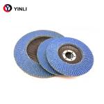 Abrasive 5 Inch Flap Discs 115x22mm 125x22mm Fiberglass Backing