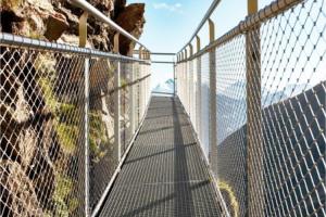 China Light Weight 1.5mm Stainless Steel Mesh 30*30cm Rope Net Fence wholesale