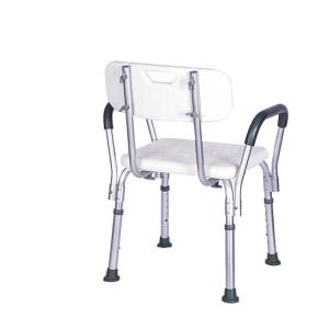 China Anti Slip Safest Shower Chair Brushed Aluminum Shower Bench wholesale