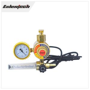 China Chrome Plated Bonnet Welding Machine Spare Parts CO2 Regulator With Heater 36v wholesale