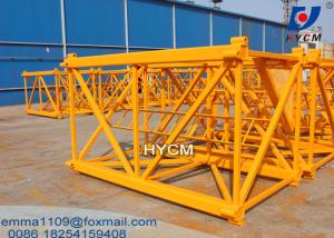 China 1.6*2.5m Mast Section Square Steel Stronger Of QTZ50 Tower Cranes wholesale