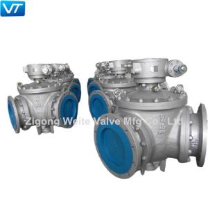 China Flange Ends Y Type Pipeline Ball Valve Bare Stem Carbon Steel wholesale