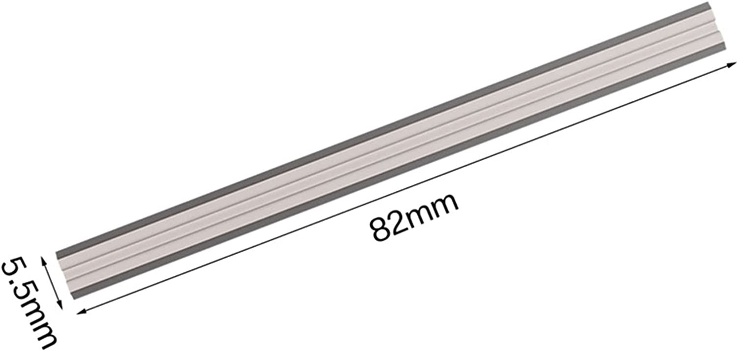 Electric Planer Part 82x5.5x1.1mm Reversible Wood Planer Blades for Bosch PA1202, DEWALT DW6654 Woodworking Machinery