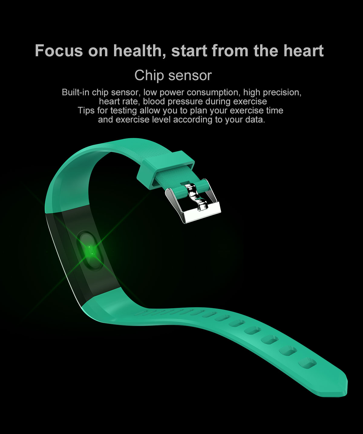 Fitness Tracker Smart Band Activity With Heart Rate 115 Plus With Exercise Smart Bracelet