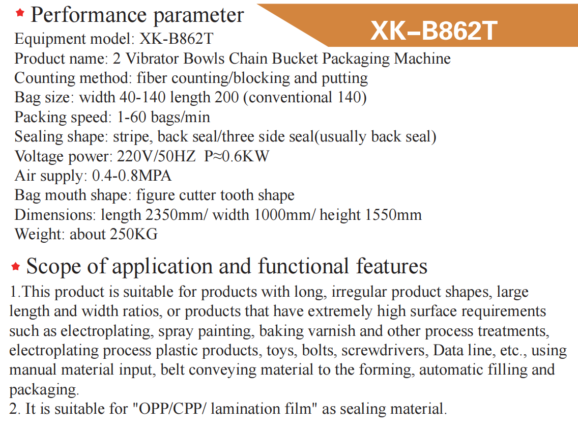 Good Price Counting Screws Bolts Sealing Bagging Packaging Machine