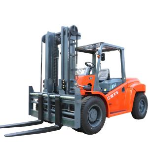 China New 6T Diesel Container Mast Forklift Warehouse Lifting Equipment wholesale
