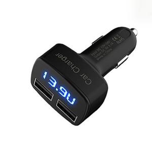 China Universal USB Dual Port Car Charger Adapter ABS PC DC5V 3.1A wholesale