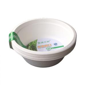 China Disposable Sugarcane Pulp Bowl Barbecue Household Picnic 17oz Disposable Bowl wholesale