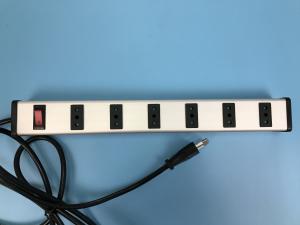 China 6 Way Italian Power Strip With Surge Protector wholesale