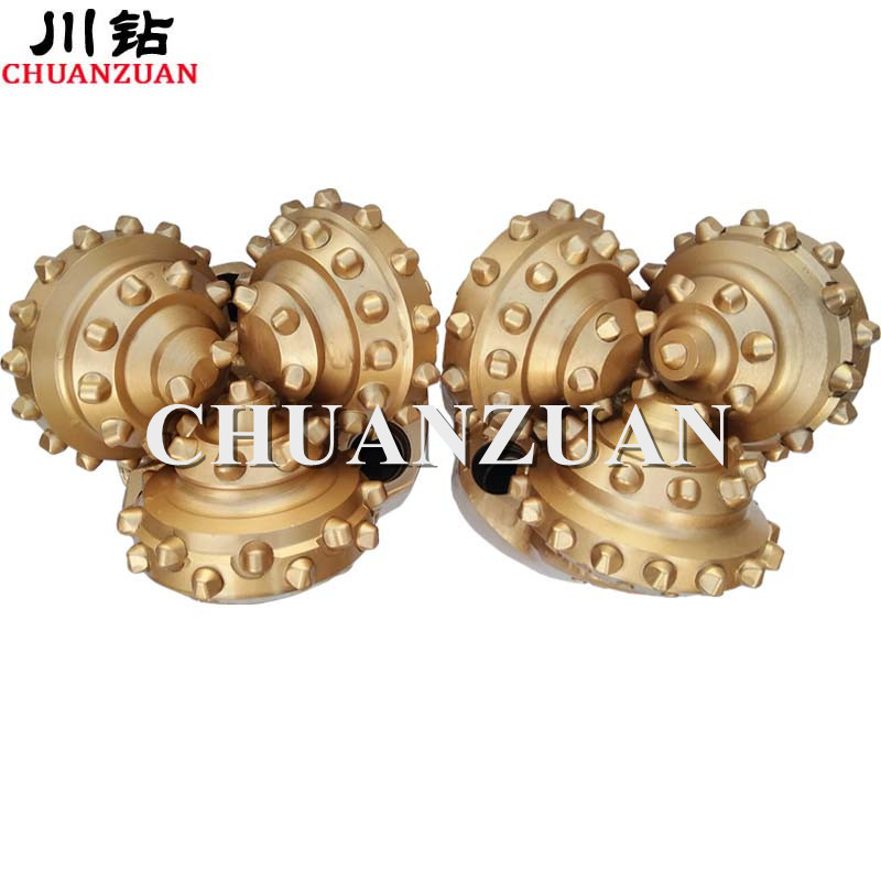 200MM Gold Roller Cone Bit 80-40RPM Rotary Speed 7 7/8" With 4 1/2" API Reg Pin