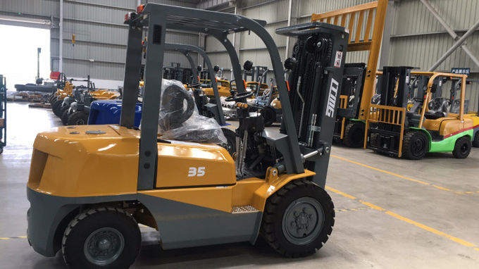 LTMG 3.5 ton diesel forklift truck with mechanical transmission and cabin