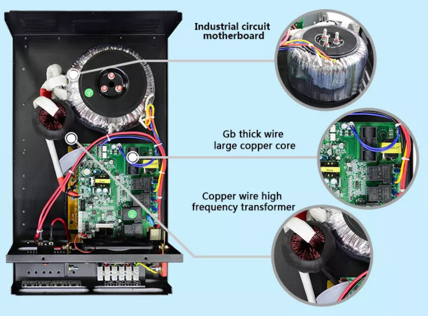 48V 5KW Off Grid Solar Inverter Lifepo4 Charger Inverter With Battery Charger