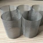 Thickness 0.35-0.5mm Stainless Steel Filter Tube Anti Corrosion