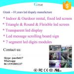 3D effect full color led dj booth