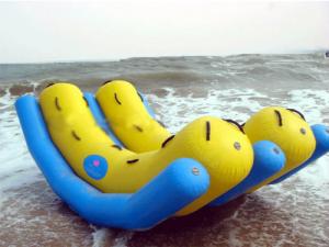 China Inflatable Water Park Game / Double Tubes Water Totter Toy wholesale