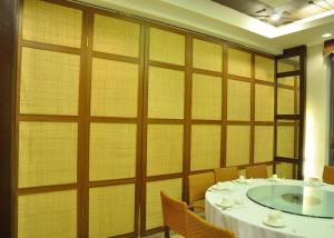 China Wooden Glass Partition , Wood Sliding Doors Customers Own Material wholesale