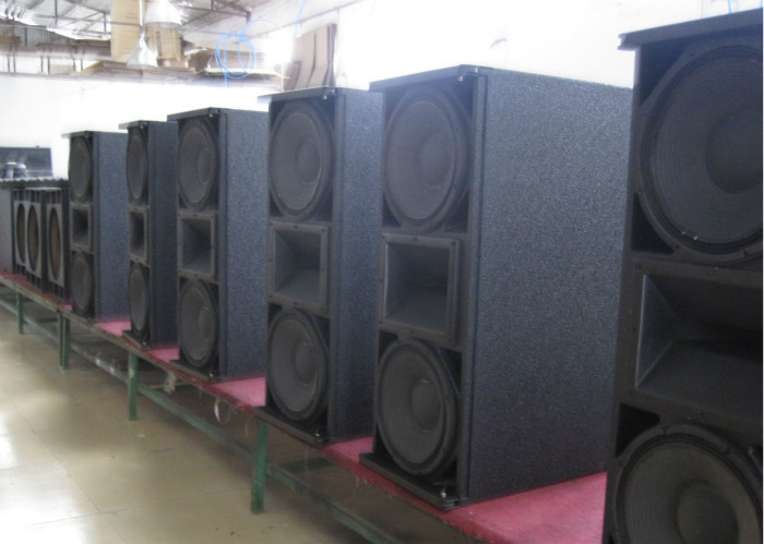 Dual 10" Stage Sound Line Array System , Pro Audio Speakers Speaker Sound System For Outdoors 65Hz - 20kHz