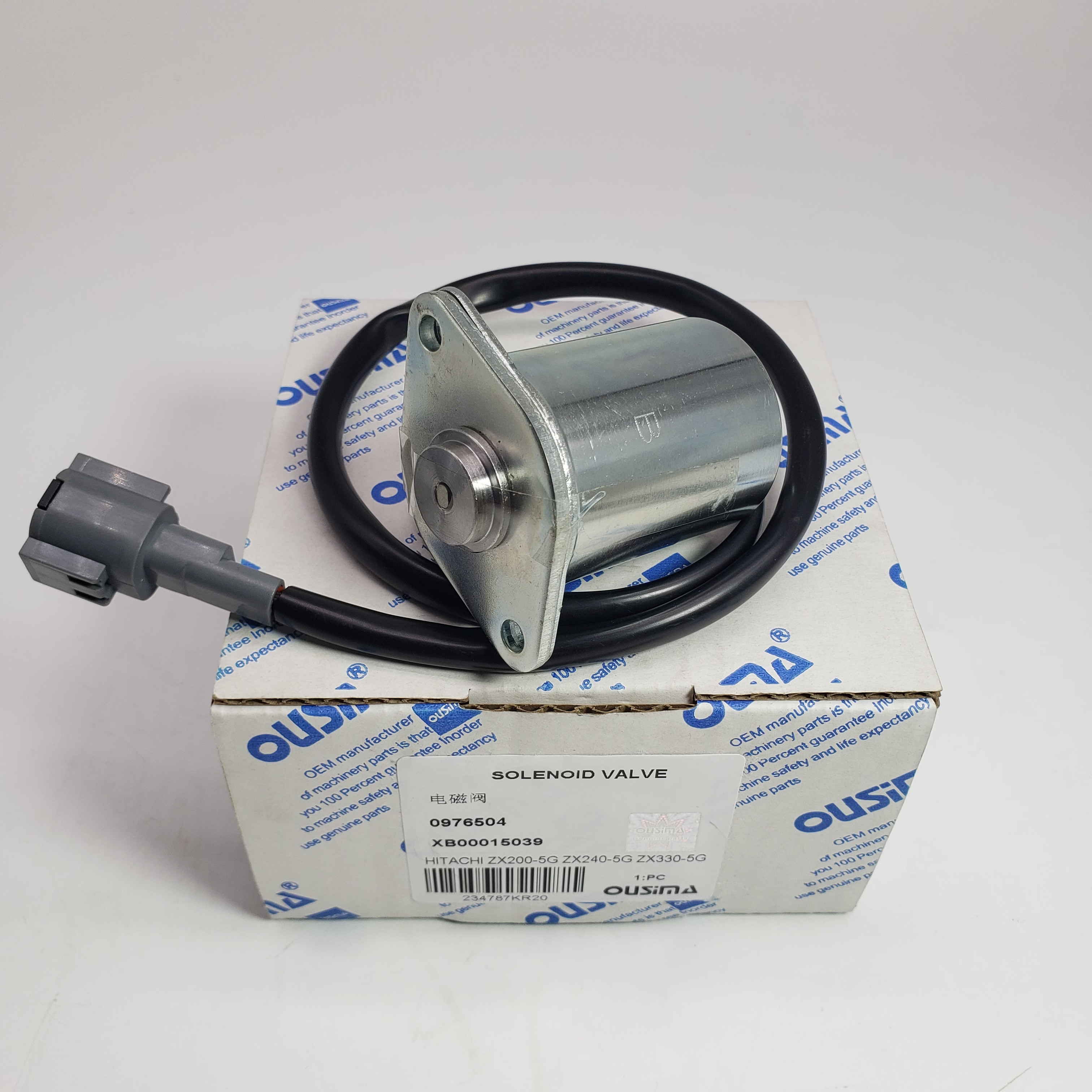 Solenoid Valve 0976504 XB00015039 For HITACHI ZAXI240-3 ZAXIS330-3 ZAXIS450LC-3