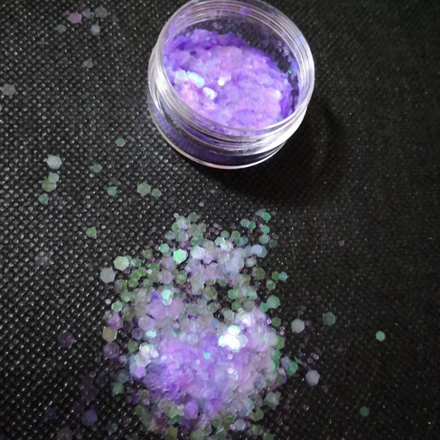 Custom Cosmetic Gold Dust Powder Free Sample with 365 Colors Customized and Custom