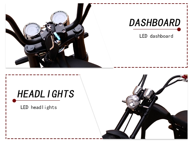 Moto City Coco Electric Scooter 2000w 70 Km/H 80 Km/H With Shock Absorber