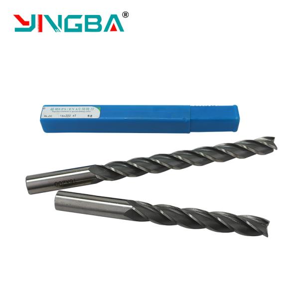 4 6 Flutes EVA Bit Foam Milling Cutter 6mm 8mm Flat Bottom End Mill