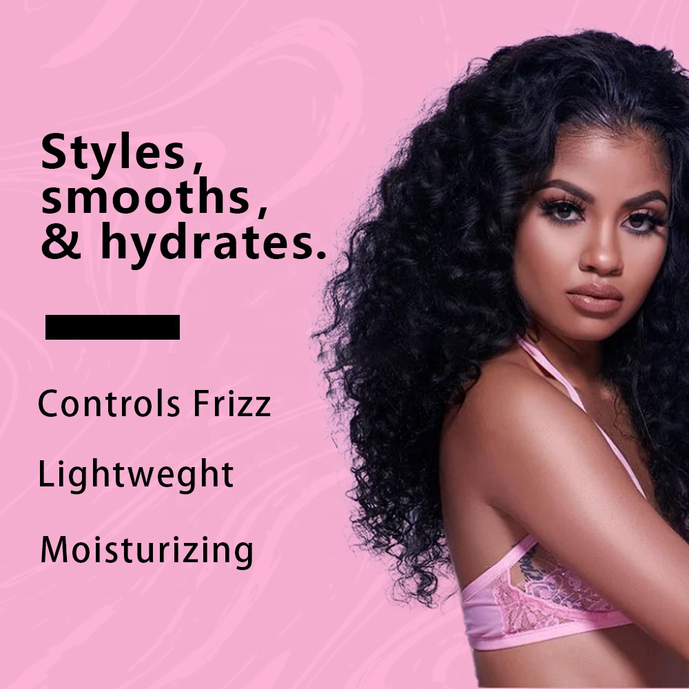 Curly Hair Styling Organic Moisture Shea Butter Hair Gel for Natural Curl Definition