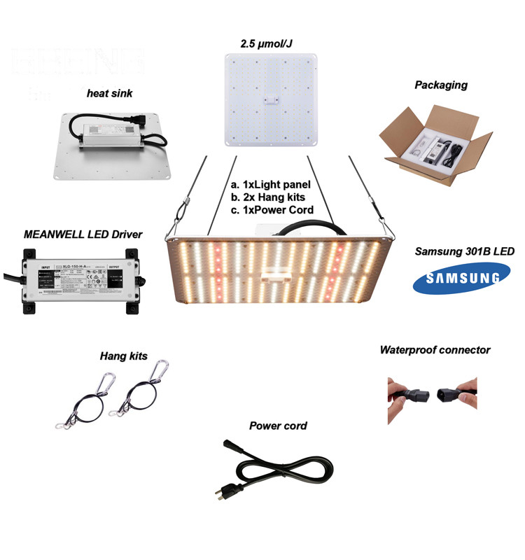 Full Spectrum Samsung 301B 660nm 120W Led Grow Light
