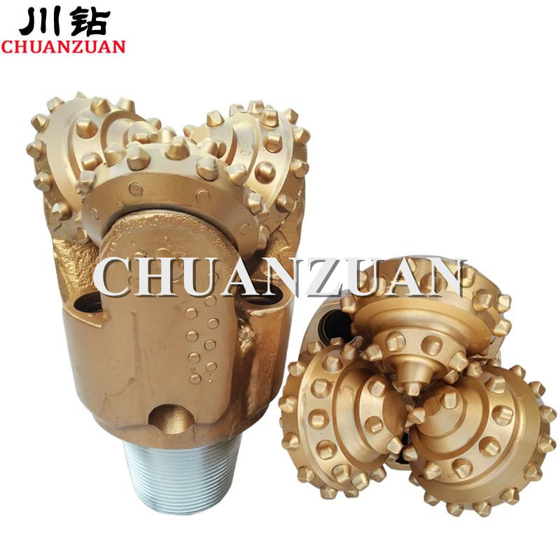 200MM Gold Roller Cone Bit 80-40RPM Rotary Speed 7 7/8" With 4 1/2" API Reg Pin