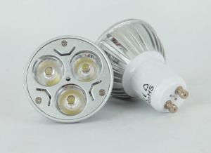 China 3W LED Spot Light GU10 base with Aluminum heat sink wholesale