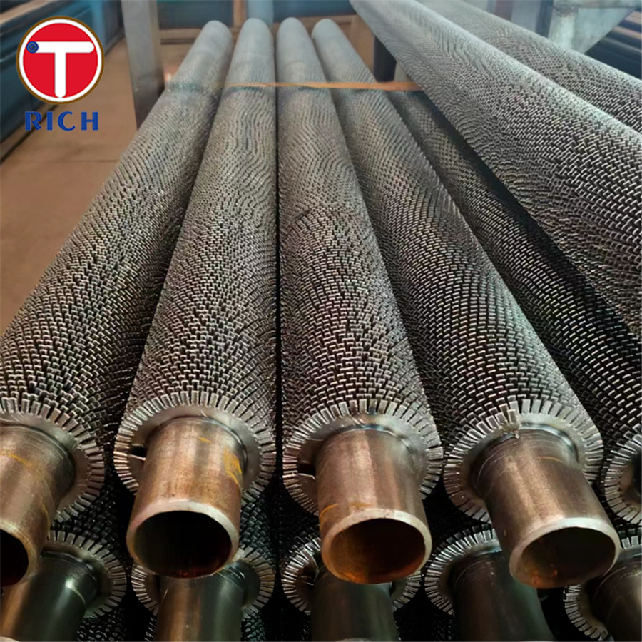 Helical Finned Tube Continuously Welded Spiral Fin Tube For Heat Exchanger