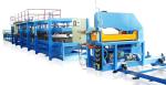Color Steel Sheet 0.4 - 0.8mm PU Sandwich Panel Making Machine Production Line