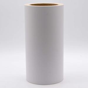 China Polyimide Materials Permanent Adhesive Matte White 1Mil With Glassine wholesale