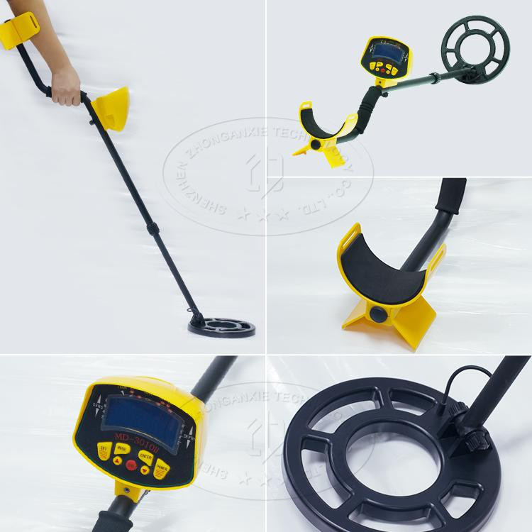 Abrasion Resistance Ground Metal Detector With High Brightness LED Flashlight